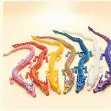 1/5/10/20pcs Chinese Dragon Joint Flexible Swinging Decorative Set - Colorful Plastic Figurines, Dynamic Poses And Expressions, Suitable For Halloween, Christmas, Valentine's Day Indoor And Outdoor Holiday Decorations, Collectible Home Garden Gifts, Movable Joints, Colorful Animal Models, Suitable For Birthday Gift Bags, Party Fillers, Classroom Rewards And Carnival Prizes, Multiple Colors Random, Miniature Things, Shopkins, Dragon, Sensory Toys - Multicolor - View 3