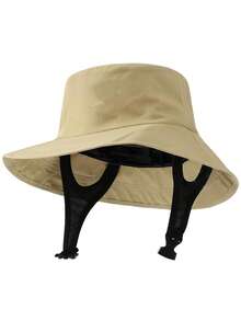 1pc Unisex Quick-Dry UPF 50+ Sun Protection Hat, Suitable For Surfing, Boating, Cycling And Other Sports, Wind-Resistant Casual Polyester Cap - Multicolor - View 2