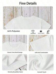 Camiseta Casual 1 pieza para mujer, estilo retro de los 80, de corte holgado, con estampado de pato coqueta, lazo y flores, de algodón suave, manga corta, estilo casual urbano para mujer, 180g - Camisetas de verano de manga corta con estampado gráfico para mujer, bonitas camisetas casuales de playa, conjunto dulce para el Día de la Madre, camisetas gráficas, camisetas gráficas occidentales, ropa para hombre, camisas para hombre, camisetas gráficas, ropa de mujer, tops de verano, ropa de verano, camisetas gráficas, 100% algodón, duradera. - Blanco - Ver 4