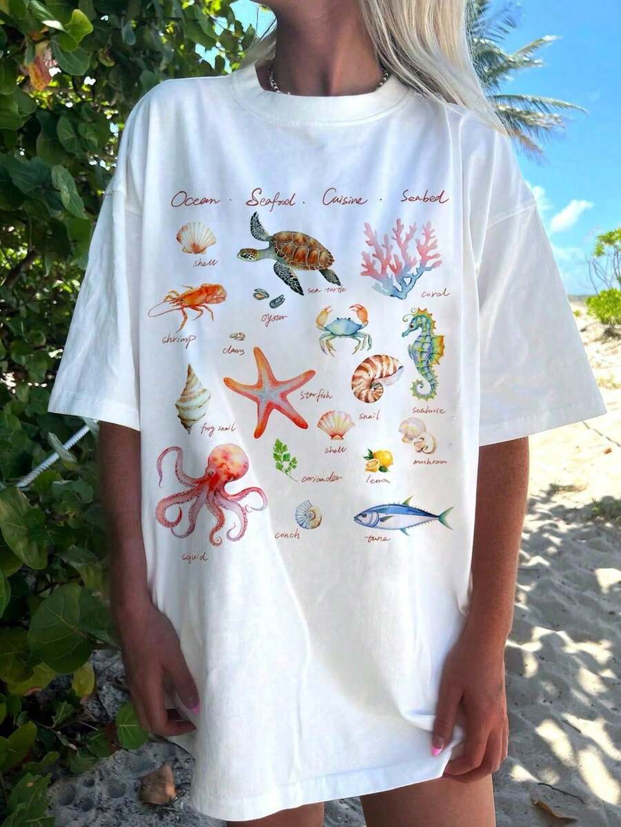 Women T-Shirts - White - View 1