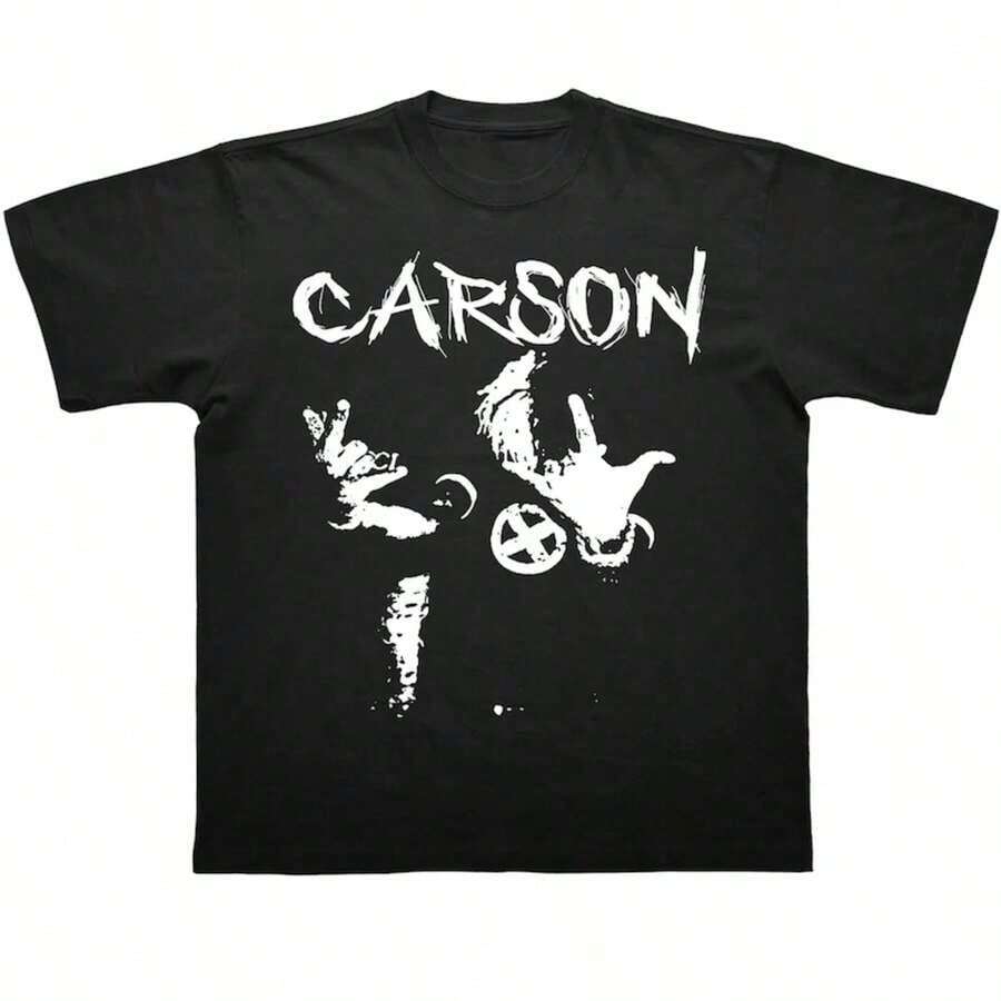 Ken Carson Actual Hate Teen X T-Shirt Opium Merch T-Shirt - Black - View 1