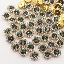 50 Pcs/Bag 12mm Sunflower Water Drop Pearl Flower Disc DIY Hair Accessories Accessories - Multicolor - View 15