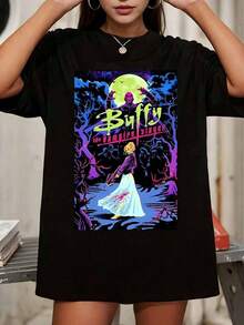 Women T-Shirts - Black - View 7