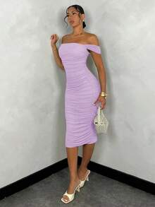 Vestido de encaje amarillo claro, vestido de vacaciones, vestido de verano, vestido de primavera, vestido pastel, vestido de playa para damas, vestido largo de playa, vestido largo de verano, atuendos de verano para mujeres/ropa de primavera/atu - Púrpura malva - Ver 4