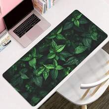 Gre1en Pad Desktop Mat,Large Gaming Pad Desk Mat For Keyboard And ,Computer Pad Large Pad With Stitched Edge Non-Slip Rubber Base For Office Schoolsss Home(31.50X11.8 In) - Mouse Pad - View 5