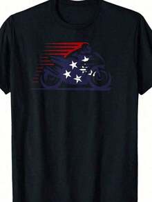 1 Piece Ben Drankin Funny T-Shirt For The 4th Of July, Humorous, Patriotic, Memorial Day, 100% Cotton, 180g, JPG - 2 - 查看 1