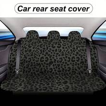 5pcs New Leopard Print Car Seat Covers - Front & Rear Seat Protectors Fit For Most Sedans, SUVs, Trucks - Seat Covers - View 2