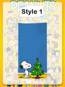 Khăn tắm biển Snoopy bán chạy nhất, chất liệu sợi siêu mịn, khăn tắm biển hoạt hình cho trẻ em, khăn thấm hút tốt cho mùa hè bên bờ biển. - hình chữ nhật - Xem 13