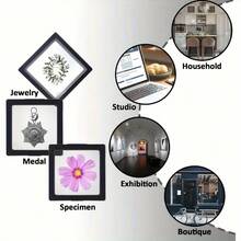 3D Floating Transparent Display Frame For Jewelry, Coins And Assorted Collectibles - Multiple Styles - View 5