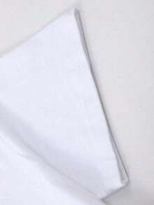 New White Short-Sleeve T-Shirt (Suitable For Ages 18-35) - 100% Pure Cotton, Ultra Comfortable And Soft, Loose Fit,  Urban Retro Style, Decorated With A Limited Edition Retro-Futuristic Print, High-End Look, High Turnover, Versatile For Everyday Wear, Essential For Commuting. 100% Pure Cotton, Printed, Women's T-Shirt, 100% Pure Cotton - 白色 - 查看 5