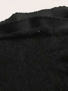 2 piezas Leggings básicos casuales de unicolor para mujer de talla grande, aptos para el verano - Negro 3 - Ver 4