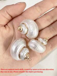 不對稱貝殼、海星、海螺與海星包裝配件，錢包吊飾裝飾掛件，伴娘禮物，夏季海灘度假吊飾裝飾，海星貝殼鑰匙圈細節迷人配件，適合女性，理想的度假日常使用，時尚人士喜愛的熱門夏季海灘配件，適合母親節、畢業季禮物，波希米亞風 - 彩色 - 查看 11