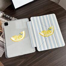 1个可爱柠檬片印花平板电脑保护套，带笔槽，兼容iPad 10.9/10.2/Air第五代/Pro11/第十代/9.7/Air 2/（第七代）/（第八代）/Air 4/5/Pro 11/第十代10.9英寸（2022款）智能保护套/Air 13（M3 2025）/Air 11（M3 2025）/Air 11（M3 2025）/11（A16 2025）/兼容Galaxy Tab S10+/S9/A9，兼容小米5/5PR/6/6PRO/7/7PRO，兼容OPPO Pad，兼容华为MatePad，兼容荣耀Pad - 彩色 - 查看 8