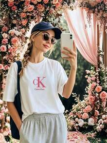 Dam-T-shirts - Vit - Visa 4