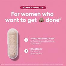 Miriyalyad Physician's Choice Women's Probiotic Daily Digestive, Gut Health, Urinary Tract, And Immune Support For Women With 50B , Cranberry & Prebiotics - 3PCS - 查看 6