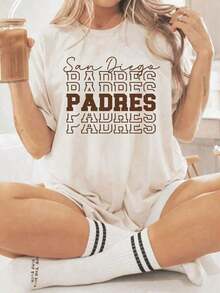 1 pieza de camiseta de béisbol S. HirT.S, San Diego Padres, Camiseta de Béisbol. EEs, Mujer.En el Béisbol S. HirT.S, mamá. Béisbol S. HirT.S, Mamá T. EE's, Padres S. HirT.S, Padres A. Pparel Gift Camiseta de Algodón Puro - Envía Calor a tus Seres Queridos, un Regalo de Cumpleaños Perfecto y una Sorpresa para Cualquier Día. Nueva Camiseta Elegante 180g Algodón 100%. - Blanco 10 - Ver 10