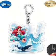 [Móc khóa nam in phẳng 2D hình Công chúa Disney, mặt dây chuyền chữ cái đầu tên cặp đôi gồm 26 chữ cái tiếng Anh từ A-Z, thích hợp làm quà tặng Lễ Tạ ơn, Lễ Phục sinh, Ngày của Cha, Ngày Valentine, Sinh nhật, Quà tặng mùa tựu trường] - Nhiều màu - Xem 19
