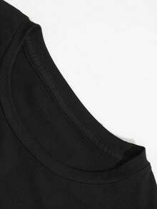 Camiseta Casual Personalizada con Foto, Corte Holgado, Ropa Casual de Primavera/Verano para Mujer, Personalizada con Fotos de Amigos/Parejas/Mascotas/Hermanas/Selfies, Camisetas Deportivas Casuales con Estampado Personalizado, Uniformes de Equipo, Regalos Sorpresa, Regalos de Cumpleaños, Regalos de Boda, Regalos para el Día de la Madre, Regalos para Mejores Amigas, Regalos de Aniversario, Regalos de San Valentín, Regalos para Ella, Blusas de Mujer, Ropa para Festivales de Música, Regalos Elegantes para Fiestas, Moda, Hipster, Casual, Minimal Chic, Personalizada, Única, Disfraces para Hombre, Guardarropa Compacto, Estilo Básico/Urbano para Hombres, para Cumpleaños, Vacaciones, Escuela/Competición, Deportes/Escalada, Color Negro, 100% Algodón, Duradera - Negro - Ver 3