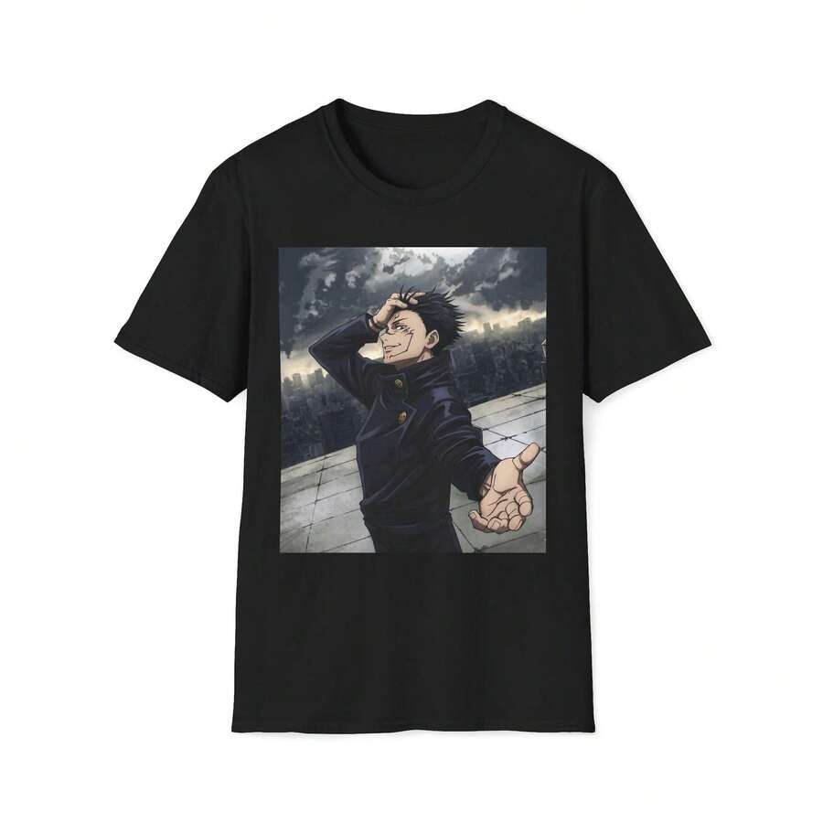 Camisetas de anime J1ujutsu Kaisen T1EE, camisetas vintage de anime, camisetas gráficas de anime T1EE, camisetas con estética de anime, ropa de anime japonesa220g Cla-ssic Cotton T-Shirt - UniS-ex - The Shirt You A-lways NeededSuitable for all people, whether woM-en or M-enhigh-quality durable fabric suitable for all seans,ft to the touch but built to lastBreathabletops woM.en fall outfiT.S for woM.en vaC.Ation outfiT.S woM.en Easter, St. Patrick's Day costume - Negro - Ver 1