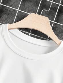 Fashionable Women's T-Shirts 2026, Custom Letter Prints, Affordable T-Shirts, Women's T-Shirts, Pure Cotton T-Shirts For Women, Not Easily Deformed, With Good Elasticity, Pure Cotton T-Shirts For Women. - 白色 - 查看 4