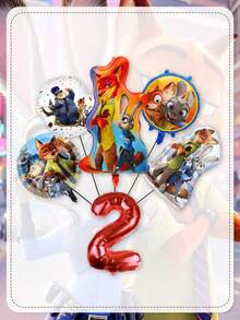 Disney Bộ bóng bay số đa năng Zootopia, bóng nhôm đa dụng cho tiệc, chụp ảnh selfie & trang trí phòng, không chỉ là đồ dùng tiệc, những bó bóng bay theo chủ đề này là sự bổ sung đa năng cho bất kỳ dịp nào. Được làm từ nhôm bền, chúng hoàn hảo để thêm nét vui nhộn cho tiệc sinh nhật, bốt chụp ảnh, trang trí phòng ký túc xá, hoặc thậm chí là chụp ảnh selfie ngẫu hứng với bạn bè. - Bóng bay - Xem 5