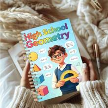 A5 High School Mathematics Lab Notebook - Algebra, Geometry And Trigonometry Textbook, Suitable For Homework, Practice Paper, Coordinate Paper, With Concise Analysis And Clear Illustrations, Suitable For Students, Teachers And Home Tutoring - Geometric Diagram - View 5