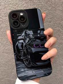 Funda de teléfono minimalista y deportiva de color negro mate, 1 pieza, funda de teléfono suave y resistente a los golpes, elegante y poderosa, protección a la moda y minimalista, adecuada para fiestas y fotografía, compatible con iPhone 7/8/7 Plus/8 Plus/X/XS/XR/XS Max/11/11 Pro/11 Pro Max/12/12 Pro/12 Pro Max, regalo de cumpleaños, versión internacional - Multicolor 3 - Ver 1