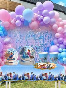 Disney Bộ đồ dùng tiệc theo chủ đề Zootopia, bộ dụng cụ sinh nhật hoàn chỉnh gồm đĩa, cốc, khăn ăn và khăn trải bàn cho các bữa tiệc theo chủ đề. Biến bữa tiệc của bạn thành thế giới Zootopia sống động với bộ đồ dùng tiệc theo chủ đề trọn gói này, được thiết kế để tạo ra trải nghiệm ăn uống liền mạch và sống động. - Bộ đồ ăn - Xem 11