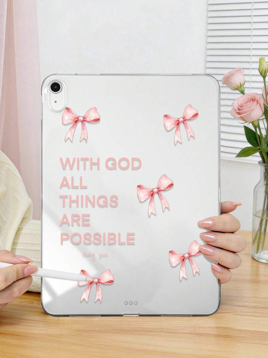 这款TPU软壳采用彩色蝴蝶结图案,兼容iPad Mini 1/2/3/Mini 4/Mini 5/Mini 6/Mini 7/Air/Air 2/9.7/10.2/10.5/Air 4/Air 5/10.9/Pro 11英寸/第十代/Air 11英寸 (M3) 2025/Pad (A16) 11英寸第十一代 2025/Air 8 (M4) 2026 (11英寸),A7/A8。轻薄柔软的外壳,简约清新,个性十足,创意可爱。TPU材质,透明外壳,无笔槽。 - 彩色 - 查看 1