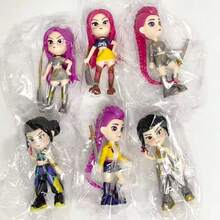 1 bộ mô hình nhân vật hành động K-Pop Witch Squad 2026 mới, trang phục thể thao đính kim tuyến cố định, phong cách kim loại bạc, kèm phụ kiện vũ khí, chất liệu PVC chibi, hàng sưu tầm cho fan, quà tặng tiệc, mẫu ngẫu nhiên - Nhiều màu - Xem 6