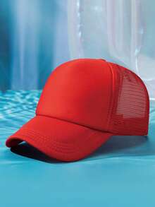 1 pieza Gorra de béisbol de mujer de malla de dos colores transpirable - Multicolor - Ver 36