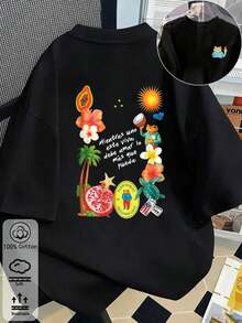 Bunny 'DtMF', roligt tryck med Puerto Rico-groda, 100% bomull, dam-t-shirt med lös passform, sommarkläder, sommartopp i stora storlekar, K-Pop warrior-serien, topp i ren bomull, damkläder, sommarkläder för kvinnor, stickade plagg, festkläder, damkläder i stora storlekar, lös topp med rund hals för kvinnor i stora storlekar, bästa vän-kläder, semesterkläder, avslappnade sportkläder, eleganta toppar, damsportkläder, damtopp, reklamkläder för kvinnor, unisex, tonårskläder, bas-t-shirts, sommarkläder för kvinnor, mjuka och bekväma, sommar, vinter, vår, festivaler, Eid al-Fitr, Kungens dag, Mors dag, fester, strand, bröllop, studentceremonier, gym, elegant, avslappnad, semester, sport, lyx, formell, y2k, lantlig, affärsmässig, paljetter volanger, prickar, tofsar, blommigt, grafiskt, leopardmönstrat sommaroutfit dam - Svart - Visa 12