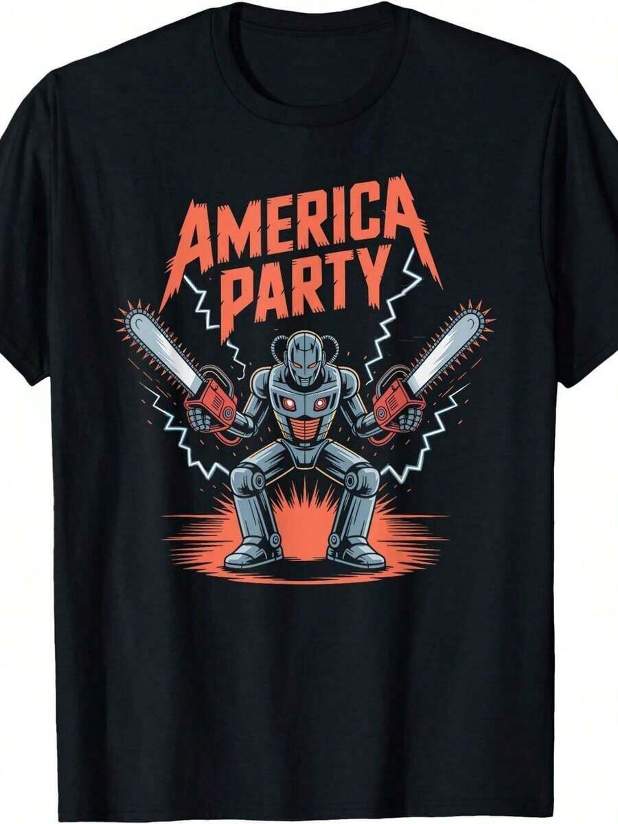 Vintage T-Shirt With American And Mexican Flags, Mexican American Roots, Unisex T-Shirt - Negro 5 - View 1