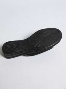 Giày sandal đế xuồng dày dặn mới năm 2026 dành cho nữ, dép lê thoải mái cho kỳ nghỉ, giày nữ thanh lịch. - màu đen - Xem 8