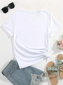 Women T-Shirts - White - View 2