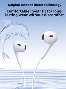 REMAX RM-570 Wired In-Ear Headphones, High-Definition Stereo Sound With Inline Controls And Microphone, In-Ear Earphones For Music, Online Classes, Gaming, Noise-Proof, Compatible With IPhone 17 And Android Smartphones - View 8