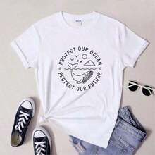 Retro Summer T-Shirt With Santa Claus Blowing Bubbles, Christmas Gift T-Shirt, Funny Winter T-Shirt With Santa Claus - 藍霧 - 查看 1