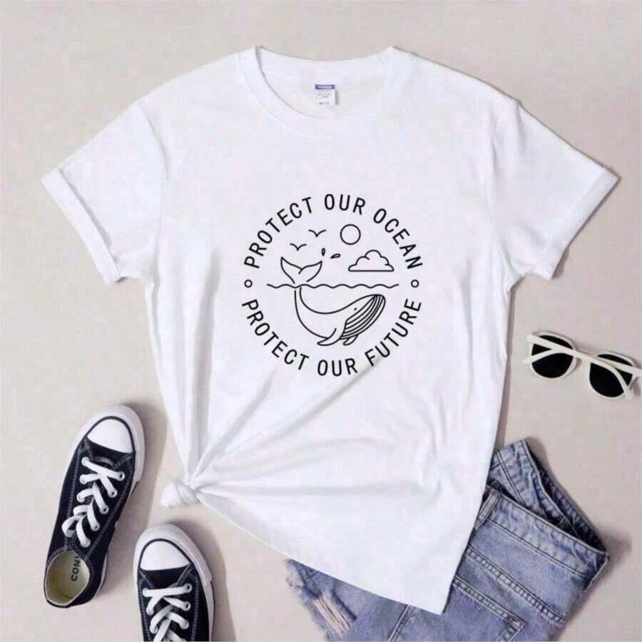 Retro Summer T-Shirt With Santa Claus Blowing Bubbles, Christmas Gift T-Shirt, Funny Winter T-Shirt With Santa Claus - 藍霧 - 查看 1