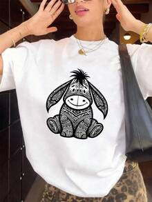 Women T-Shirts - White - View 3