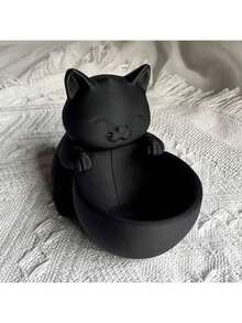 Cute Cat Hug Planter, Creative Design With Drainage Hole, Suitable For Indoor Succulent, Small Flower, Cactus Planting, Home Garden Balcony Outdoor Decor - Kitten - View 17