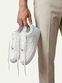 Giày thể thao nữ WMNS AIR FORCE 1 '07 REC Giày chạy bộ thể thao cho sinh viên Giày bóng rổ Hoạt động ngoài trời, Trắng DD8959-100 - Trắng/Trắng/Trắng/Trắng - Xem 1