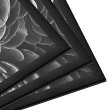 Americanflat Cornice 40x60 cm Schwarz - Set aus 3 60x40 cm Bilderrahmen mit dünnem schwarzem Rand und schützender Kunststoffplatte - mit integrierten Haken auf der Rückseite zum Aufhängen - 30 x 45 cm - Übersicht 9