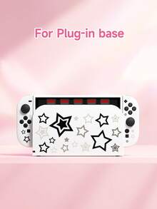 1个星形图案保护壳/透明闪光保护壳，兼容Switch 2/Switch NS/Switch OLED/Lite，Switch主机配件齐全，包含收纳袋、卡槽底座，是送给Switch玩家的最佳礼物。 - 彩色 - 查看 14