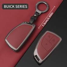 Smart Key Fob Sleeve Designed For 2021 And 2022 Models Of For GMC Yukon, Chevy Suburban, Tahoe, And For BUICK - Round Leather Buckle - View 2