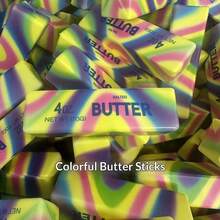1pc 2026 New Creative American Style Butter Squeeze Toy, PU Slow Rebound Stress Relief Squishy Toy - Random Color Pendant, Ideal Gift For Birthday, Holiday, Couple, Surprise - Multicolor - View 6