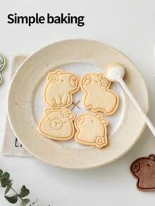 1 buah Cetakan Kue Capybara Lucu, Cetakan Biskuit Timbul 3D Berbentuk Hewan Kreatif, Cetakan Kue & Tanah Liat DIY, Stempel Tekan Kue Kartun untuk Dekorasi Pesta Ulang Tahun, Hadiah & Kerajinan Dapur Rumah - View 11