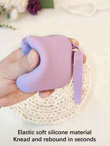 1pc Silicone Candy Color Digital Storage Bag, Suitable For Storing Cables, Earphones, Chargers, USB Drives, Keys, Cards, Jewelry, Coins, Etc., Small Pouch, Makeup Bag - Multicolor - View 1