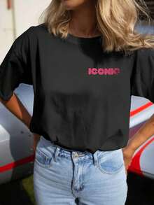 Women T-Shirts - Black - View 2