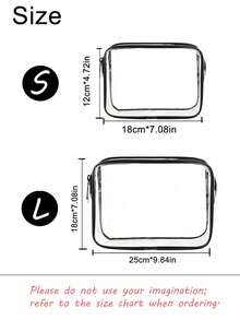 1pc Transparent PVC Storage Bag, Designed With Swimsuit And Swimming Gear Patterns - An Essential Item For Organizing Swimwear, Swimming Caps, Goggles And Other Accessories During Travel. Designed For Convenient Carrying, Suitable For Beach Trips Or Swimming Pool Use, Can Easily Store Personal Items And Daily Necessities. Features Zipper Closure. - Multicolor - View 9