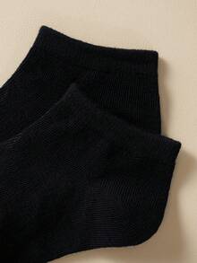 30 Pairs Kids' Solid Color Ankle Socks: Solid Color, Ultra-Thin Breathable, Soft & Comfortable, Casual Versatile, Student Socks - Suitable For Daily Wear, Random Color Assortment - Multicolor - View 5